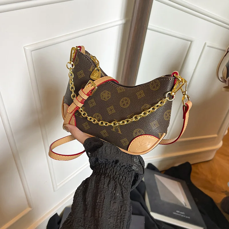

Winter Popular New Simple Retro Fashion Light Luxury Printing Shoulder Women's Bag Designer Carefully Created Trendy Handbag
