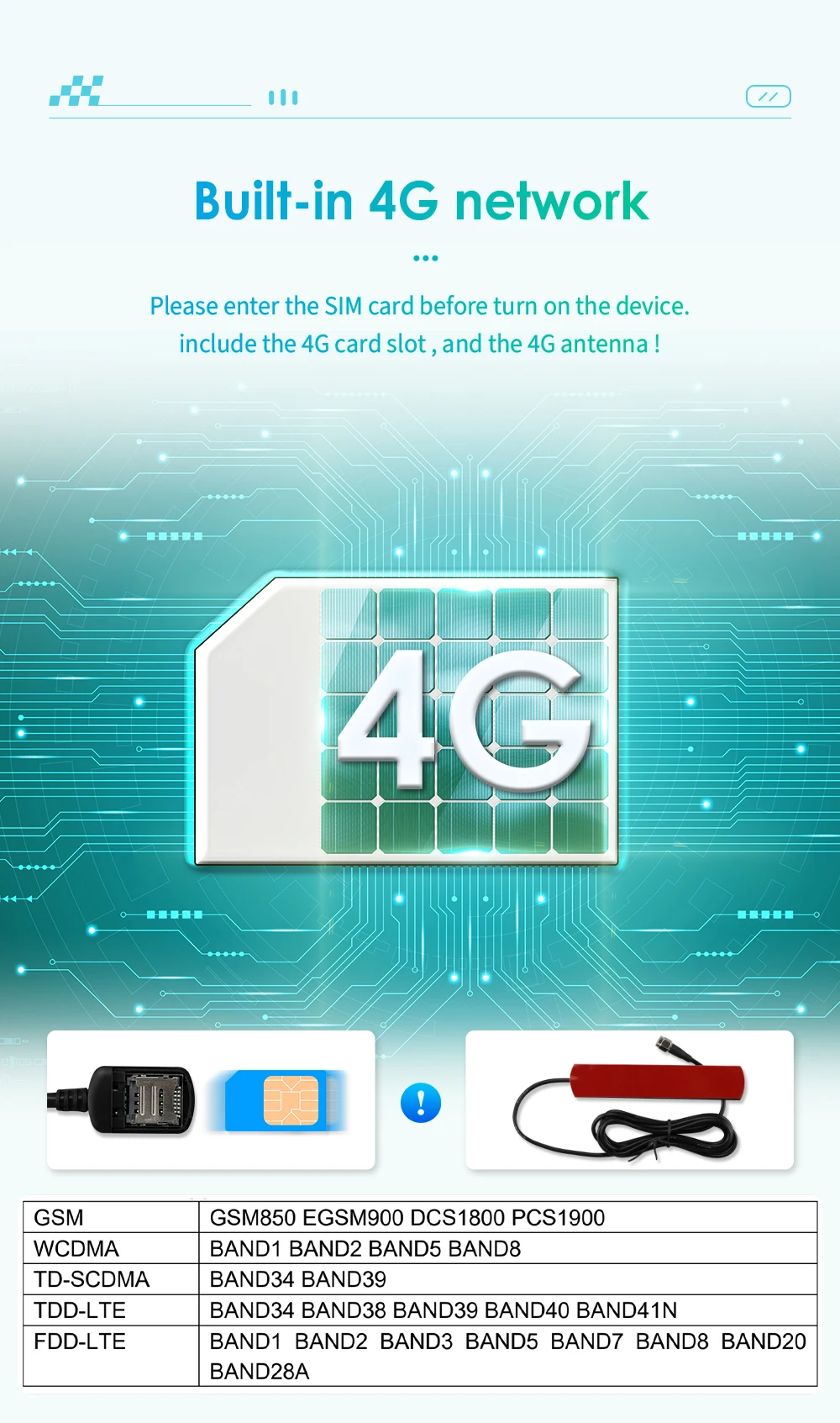 Reproductor Multimedia con pantalla de 10,33 \