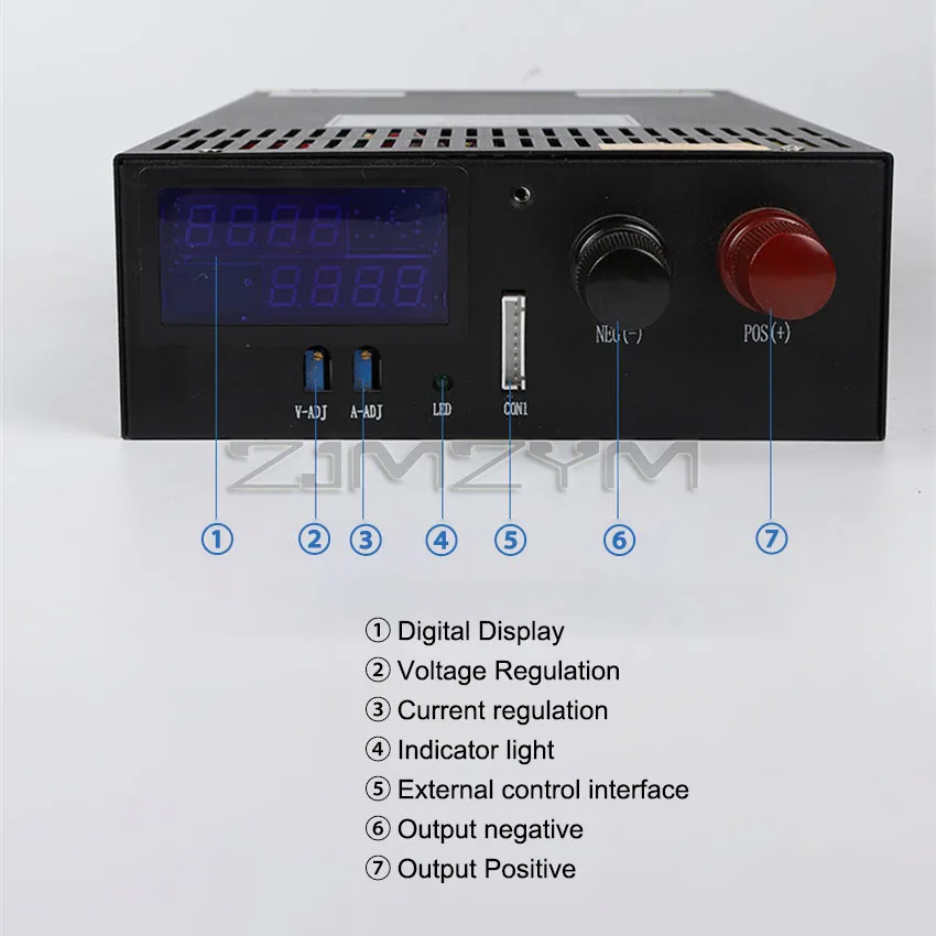 3000W high power switching power supply 110/220V 12V 24V 36V 48V 60V 72V 80V Digital Display Adjustable power supply accessories