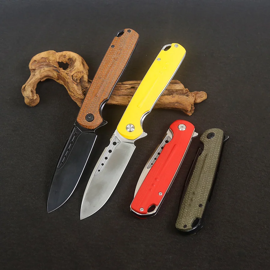 Pocket Folding Knife High End EDC Knife G10 Handle Blades Scalpel Multitool for Survival Tool Outdoor Camping Hiking Knives Small