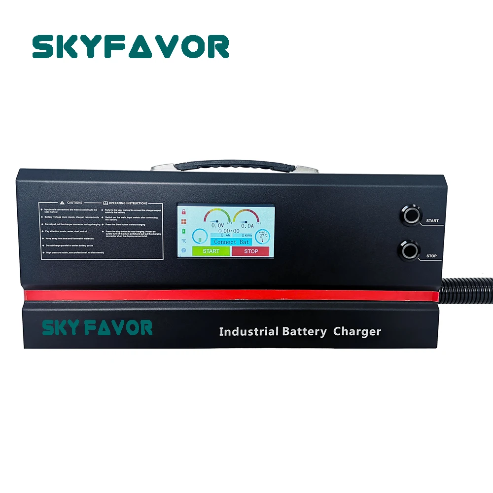 ใหม่ล่าสุดปรับสมาร์ท 36V 36V 60A ที่กําหนดเองหน้าจอสัมผัสสามารถ BUS ควบคุมอัตโนมัติแบตเตอรี่ Charger & PFC