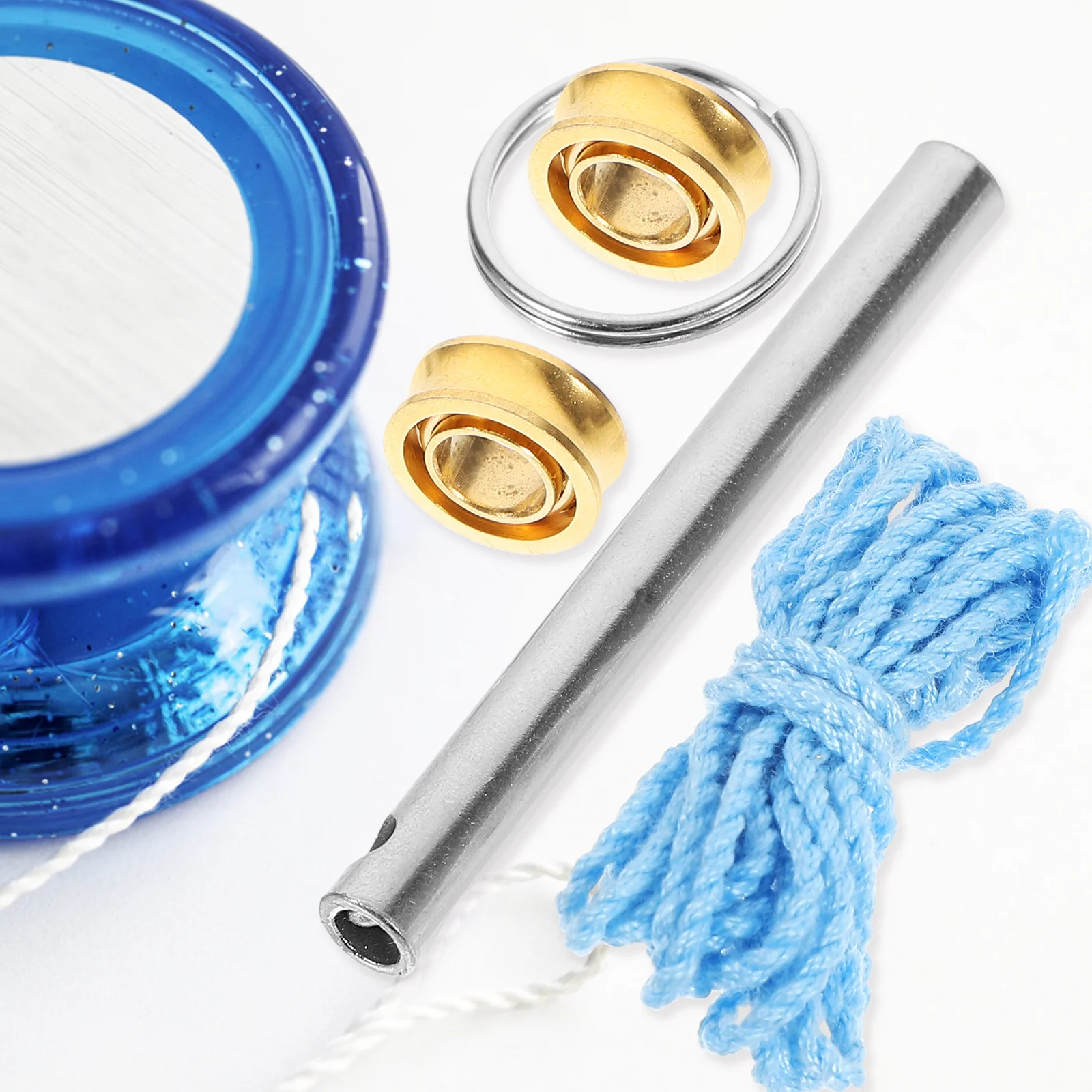 

1 Set Of Yo-Yo Accessories Portable Metal Bearing Puller Tool Replacement Axles For Yoyo Players Disassembly Repair Kit Bearing