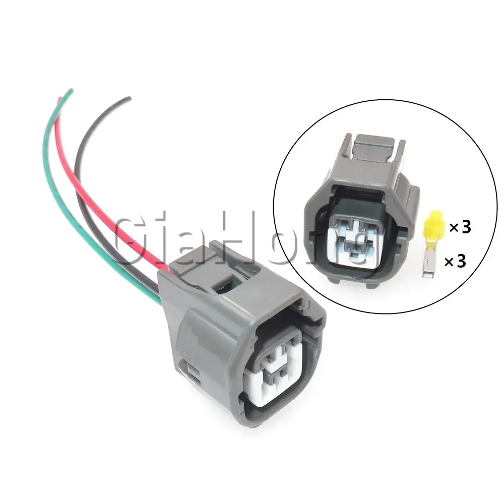 1 Set 3 Way MG641362-4 MG651359-4 AC Assembly Auto Windshield Wiper Spray Water Pump Socket For KIA Hyundai Car Motor Connector