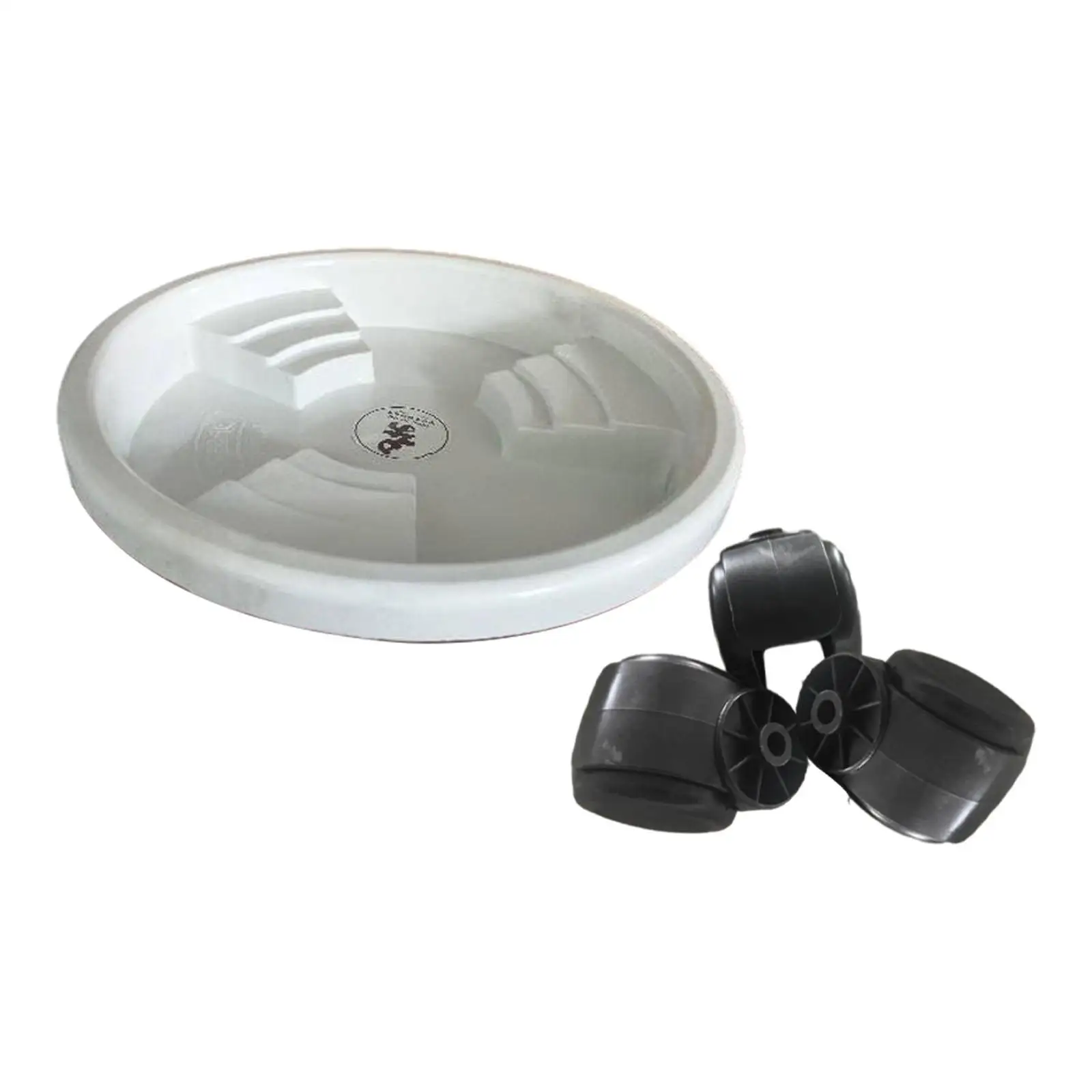 Rak Pot Bunga Dasar Penggerak Tanaman Pot pada Rol untuk Kantor Halaman Belakang Rumah