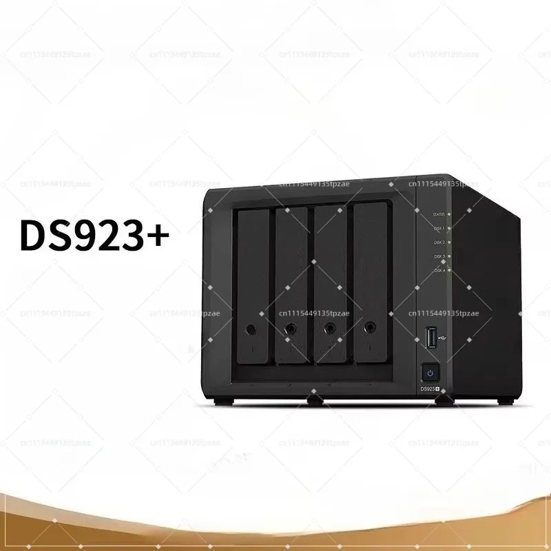 DS923+ Network Storage NAS, 4-Bay 10G Expandable Server for Team File Data Sharing
