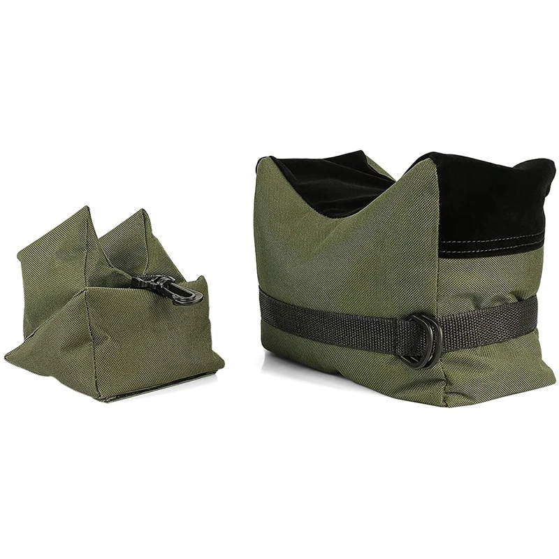 Front & Rear Bag Support Rifle Sandbag without Sand Sniper Hunting Target Stand Hunting Gun Accessories