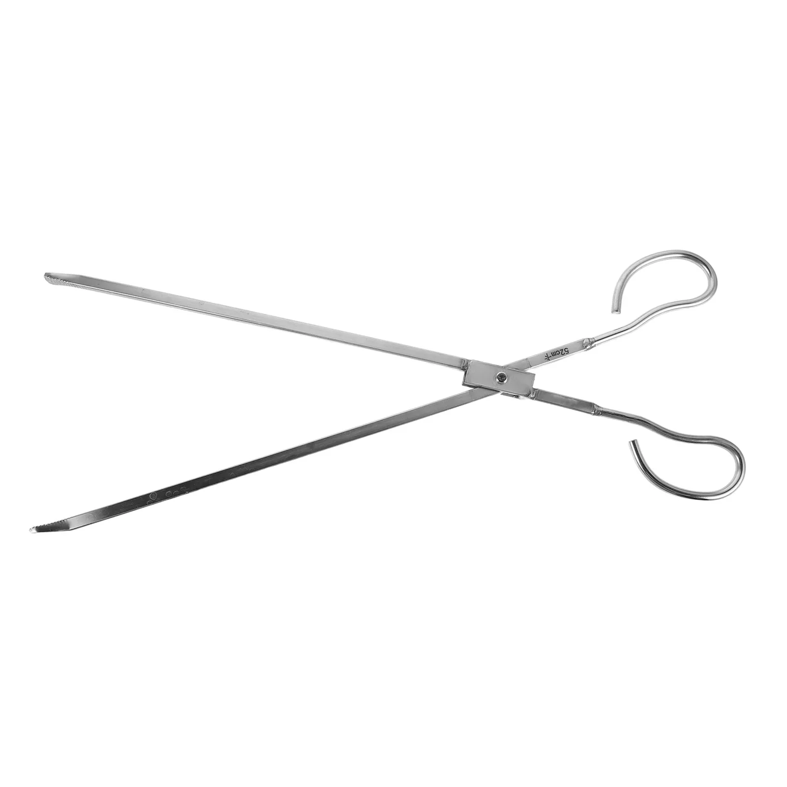 Fire Tongs Stainless Steel For Outdoor Fire Pit Winter Camp Inch Fireplace Heavy Duty Firewood Log Grabber Campfire