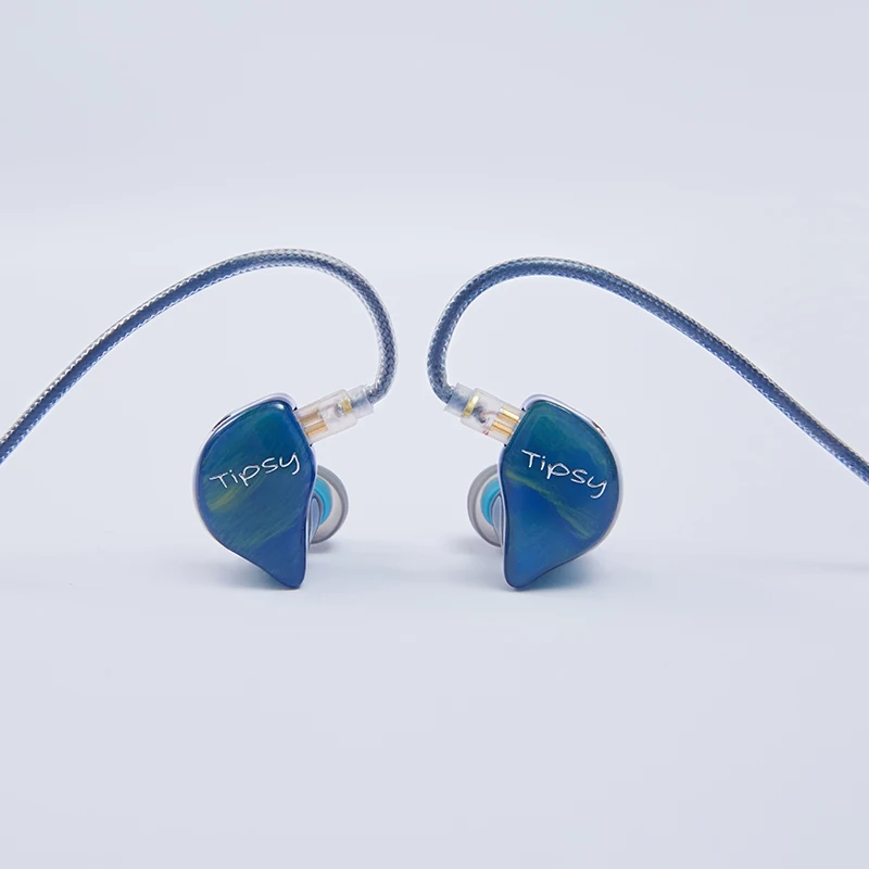 Tipsy TTromso LCD Diaphragm High Resolution Dynamic Unit In-Ear Earphone with 0.78 2Pin 3.5mm Cable