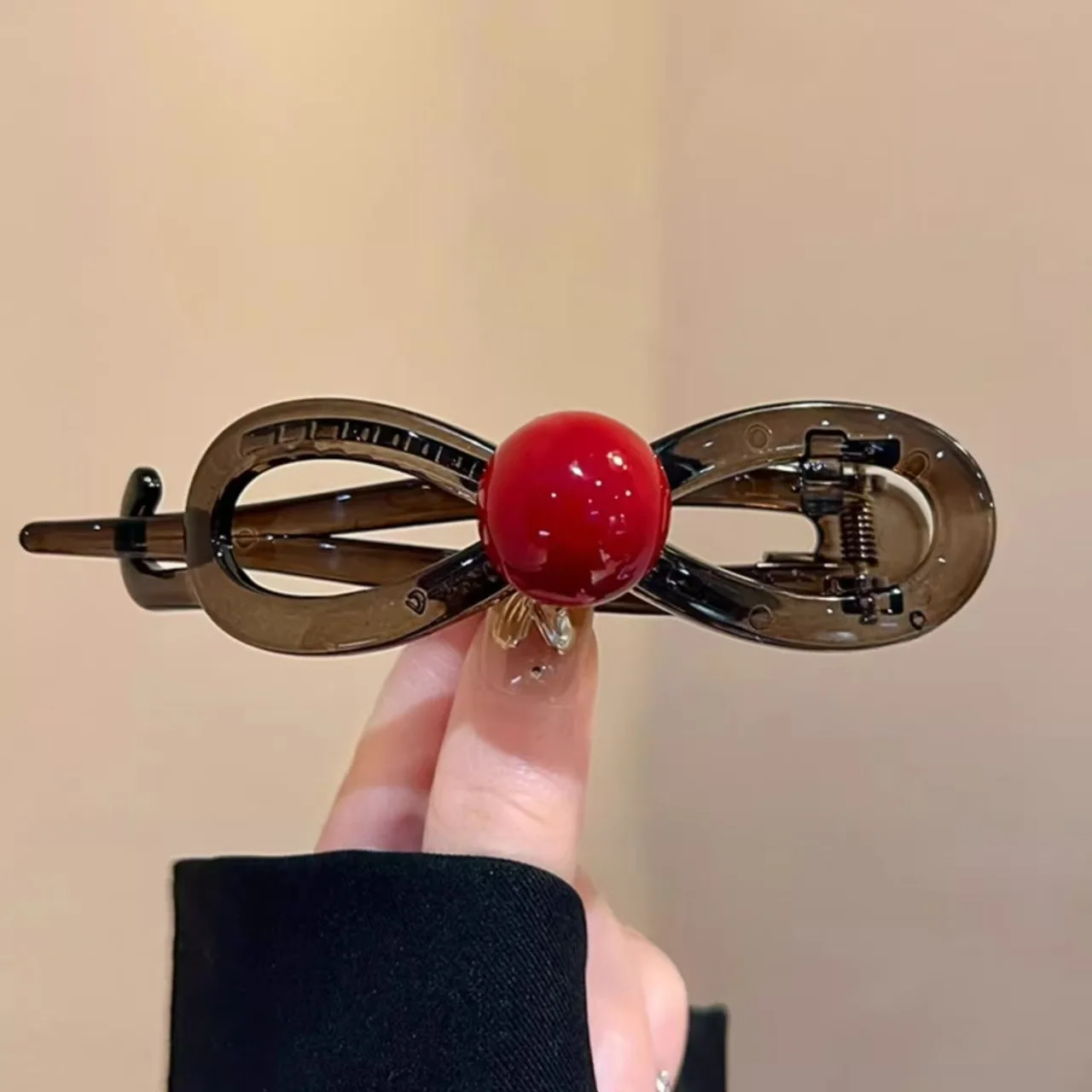 Neue gedrehte Haarspange aus Kunststoff, Imitationsperle, Haarnadel, gedrehtes Design, Haarnadel, Haarspangen, Damen-Haar-Accessoires – Detail 11