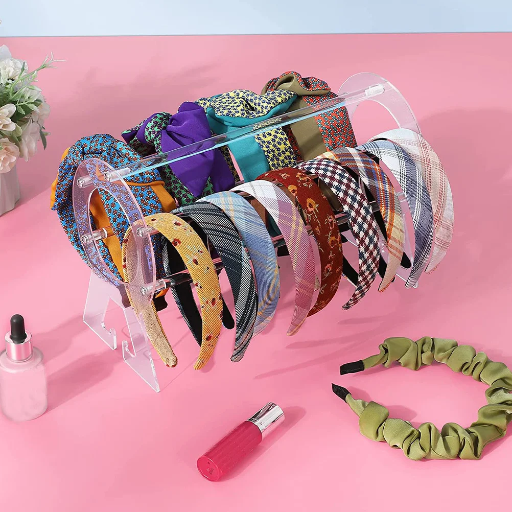 Elegant Headband Organizer Stand Necklace Display Jewelry Rack Smooth Texture Tidy Dressing Table Girls Women Gift