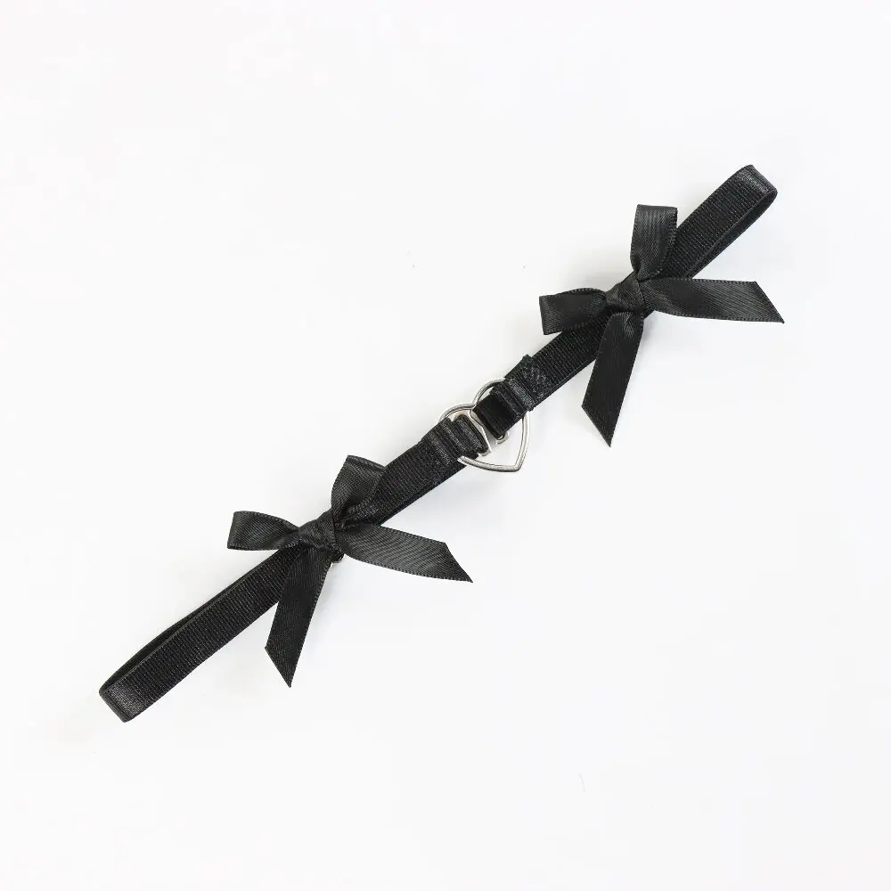 1 قطعة الحب لوليتا العروس الساق الرباط أنيمي الحب مطاطا القوس الساق حلقة الفخذ الدائري دور اللعب الساق الدائري الزفاف مثير الرباط