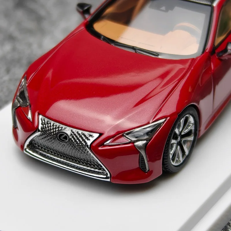 New LCD 1/64 Car Model Lexus LC500 Car Model Alloy Simulation Model Diecast Model Collectible Ornament Custom Birthday Toy Gift