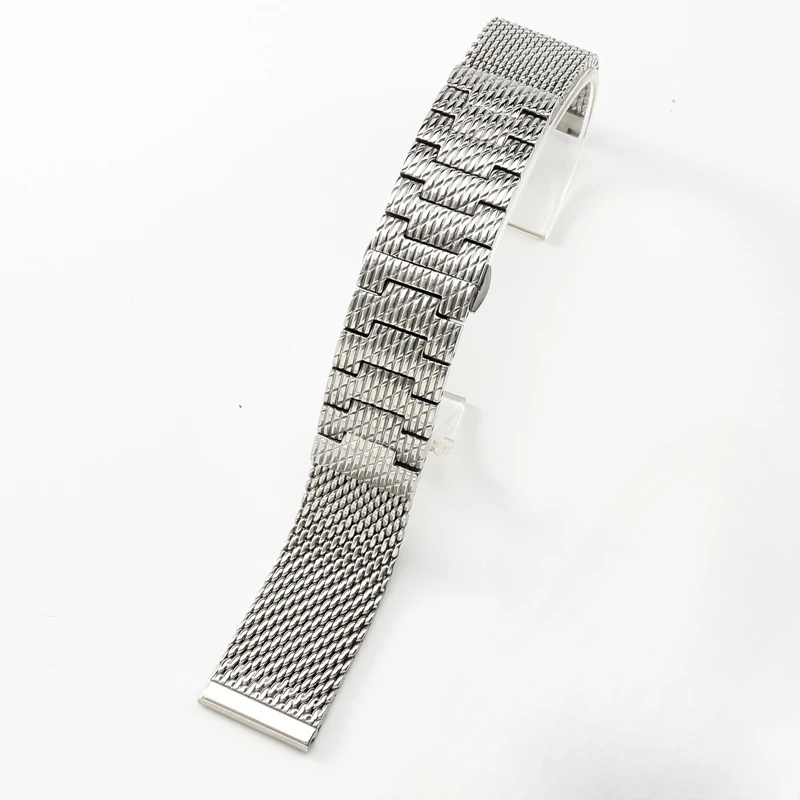 Stainless Steel Mesh Belt for Citizen Eco-Drive Air Eagle Jy8078 Second Generation Blue Angel Waterproof Watch Strap 22mm