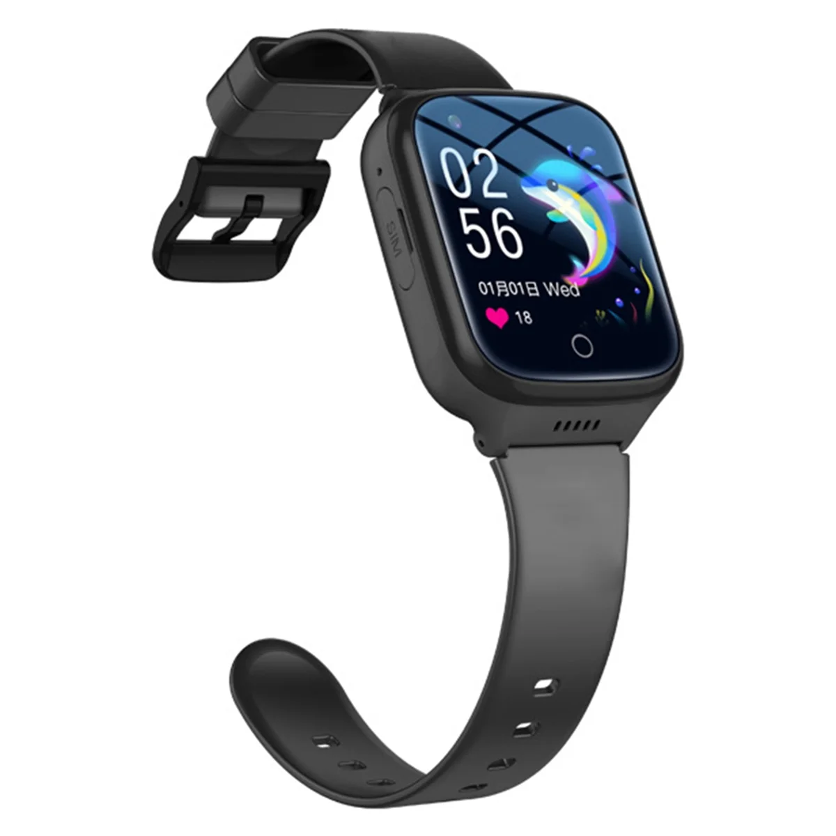 

2025+Kids Smartwatch Video Call SOS GPS Tracker Remote Monitor 1000mAh Calculator Baby Smart Watch Phone for Children