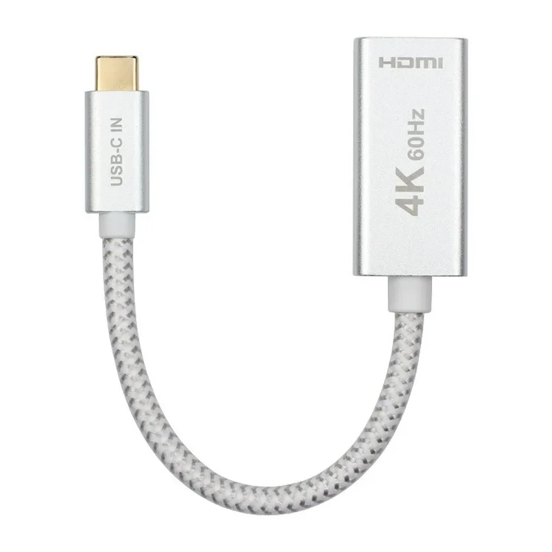 Thunderbolt 3 tipo C a Displayport 1,4, Cable USB C 3,1 macho a DP hembra, convertidor 4K @ 120HZ, adaptador HD para MacBook