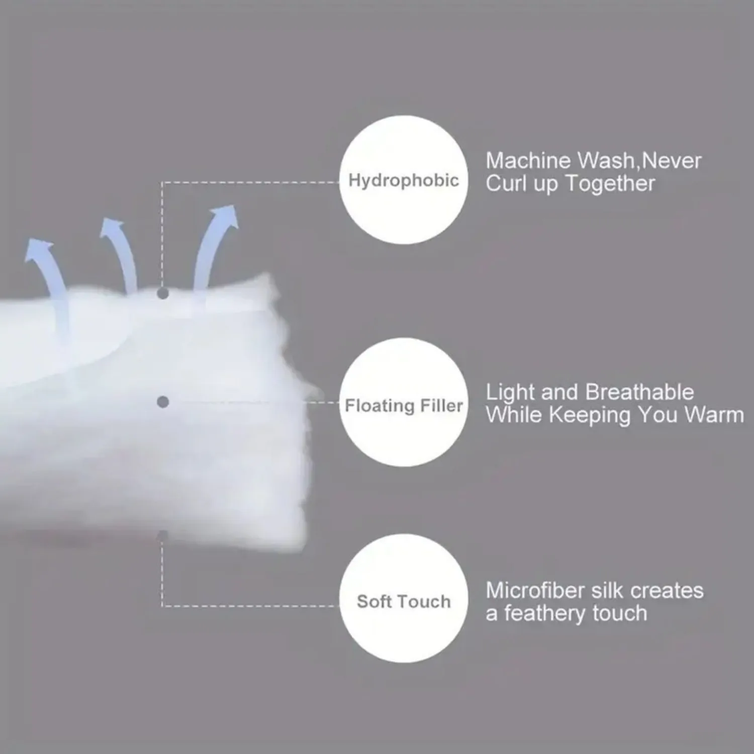 Conjunto de edredom duplo de 2 peças, padrão Boho, cinza com floral arco-íris