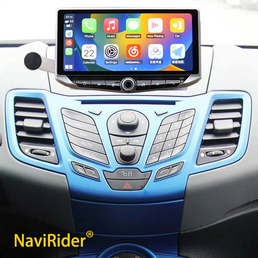 10.88inch Android 14 Qled Screen Multimedia Autoradio For Ford Focus Mk3 Kuga Fiesta C-MAX Radio WIFI Bluetooth CarPlay GPS DSP