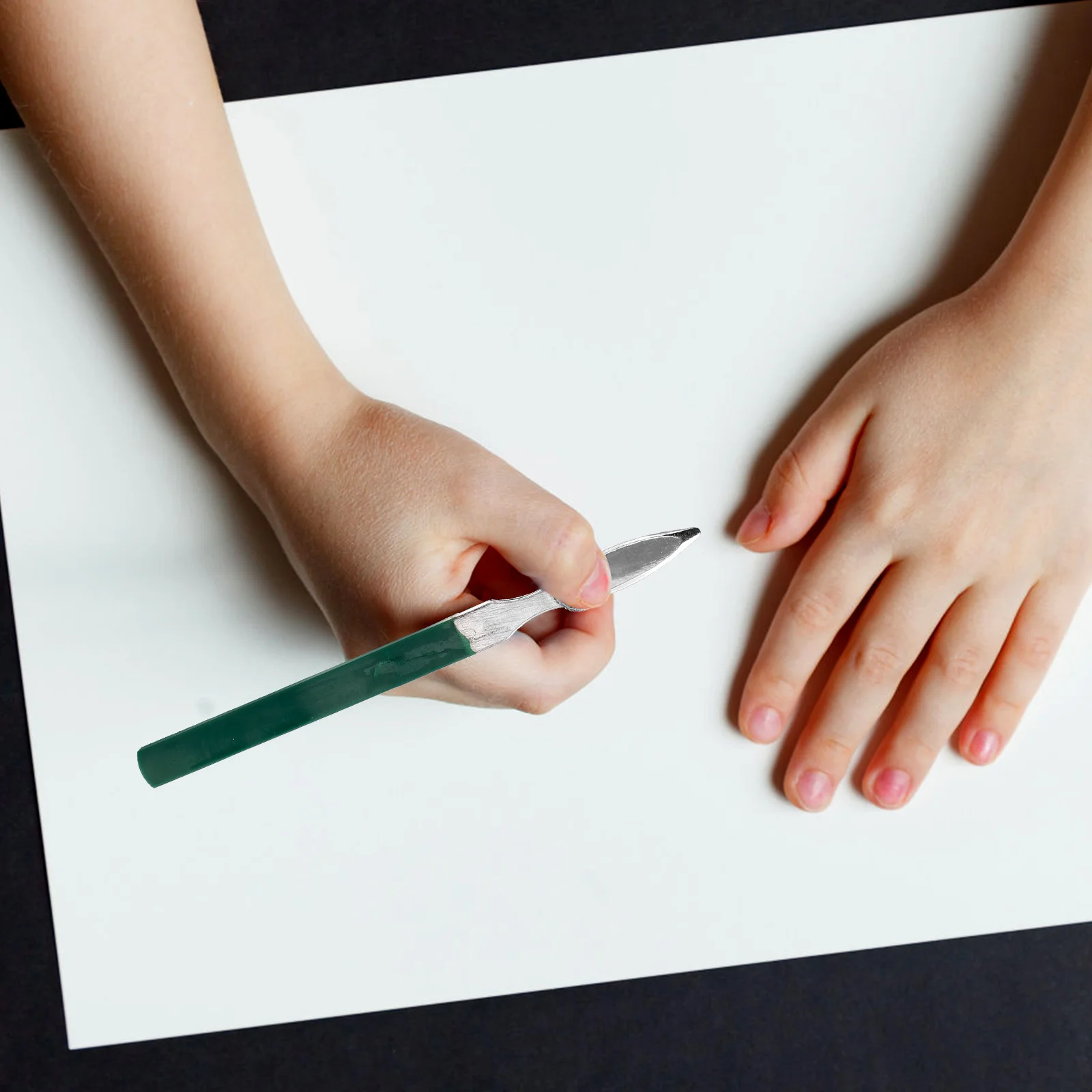 Bolígrafos de regla de arte ajustables, herramientas de dibujo de líneas duraderas para líneas rectas, bolígrafo fluido de enmascaramiento, bolígrafos de pintura, suministros de arte, 4 Uds.