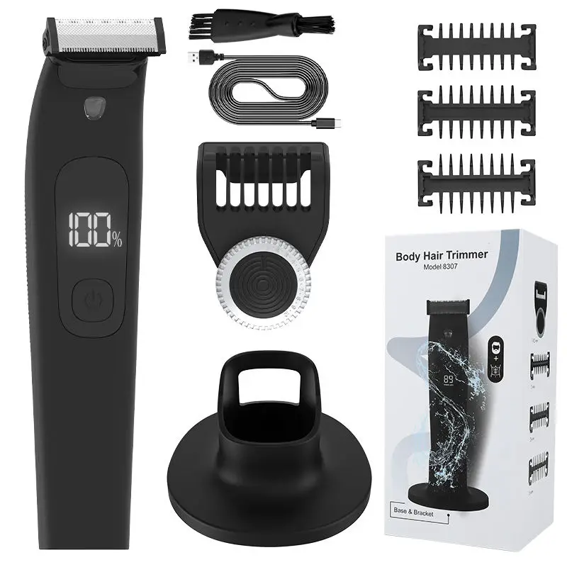 

Household groin trimmer, electric shaver, trimmer, waterproof ceramic single-blade shaver, portable beauty set