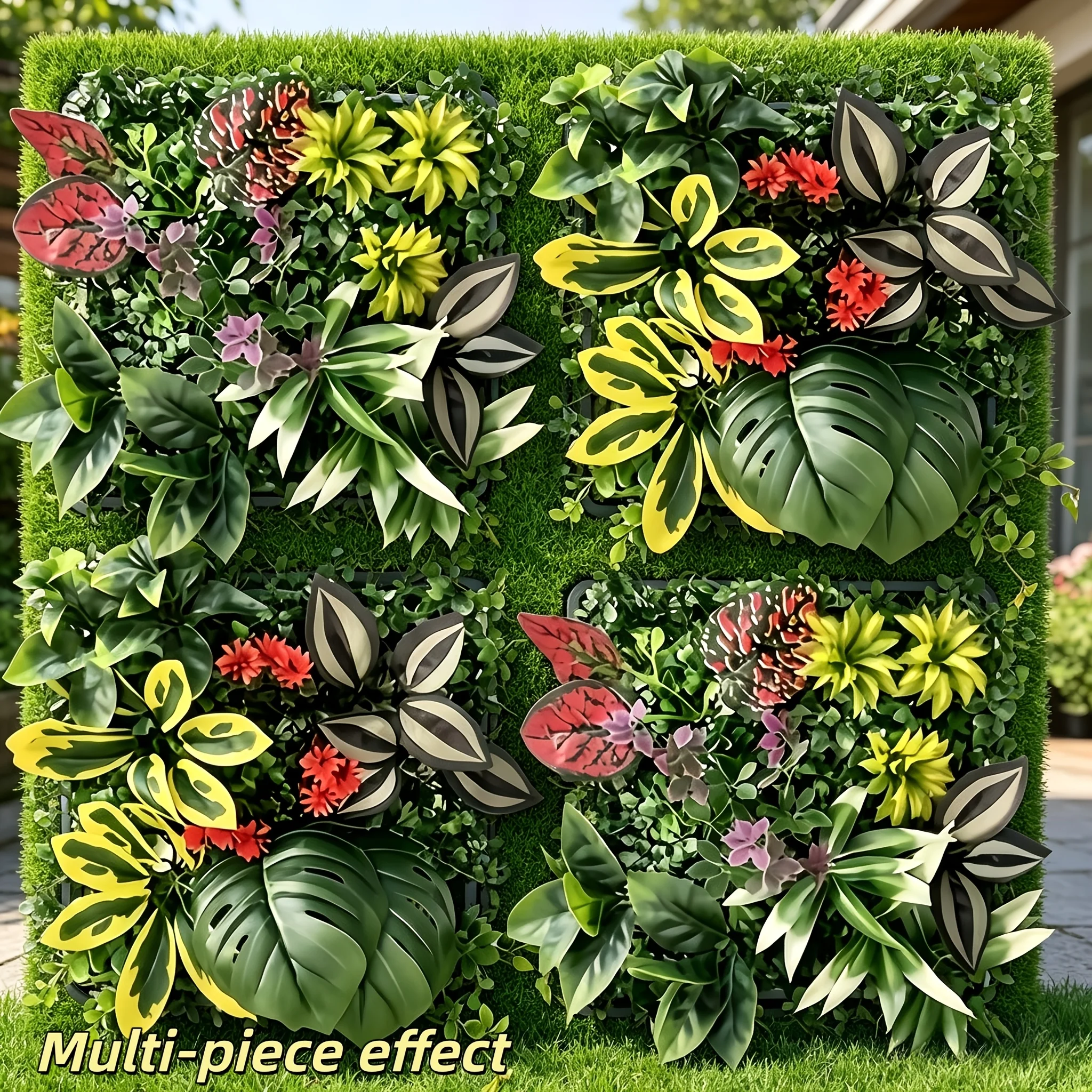 2 New Artificial Lawn Green Wall Courtyard Landscapes Monotonous Dull Walls Come Alive with Vibrant Simulated Grass Ecosystem