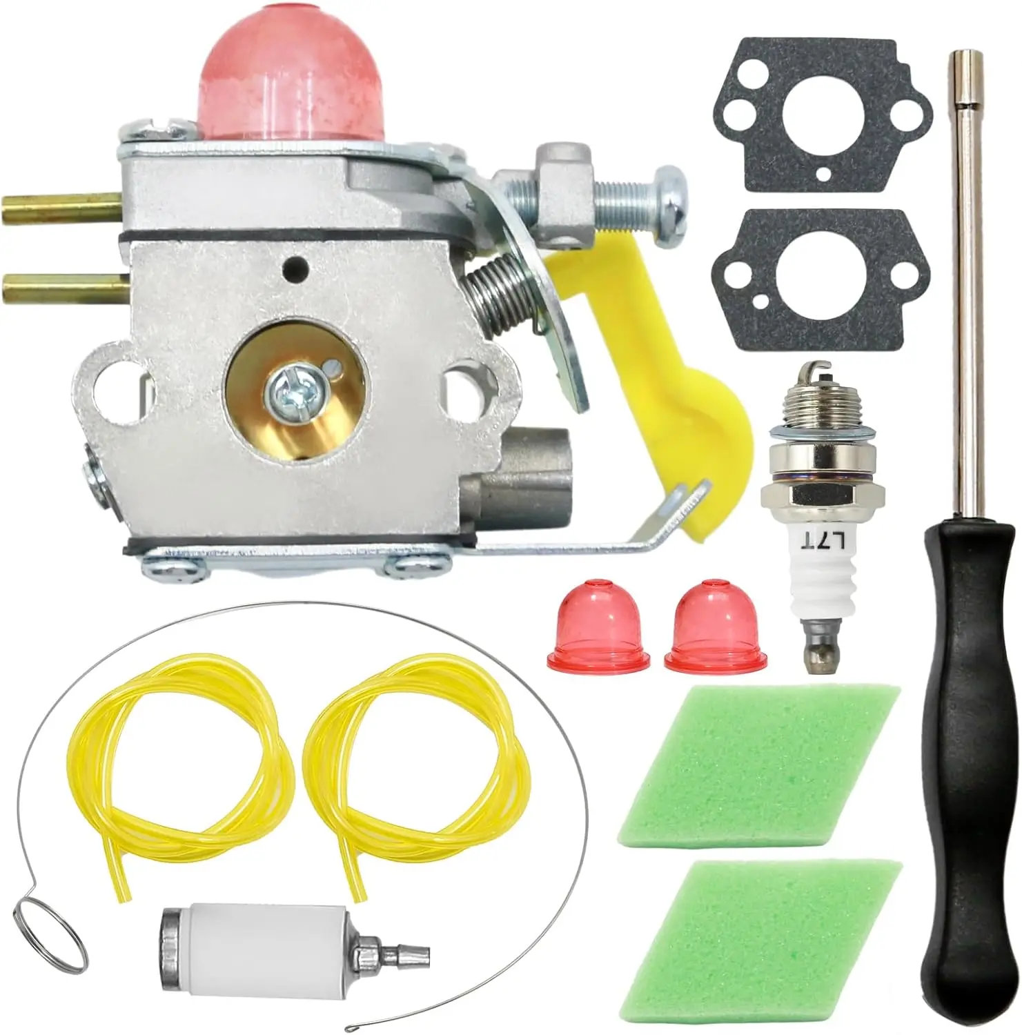 530071752 Carburetor Tune Up Kit, Replacement for Poulan Weed Eater FL20 FL23  P2500 P3500 Trimmer, Replaces 530071750