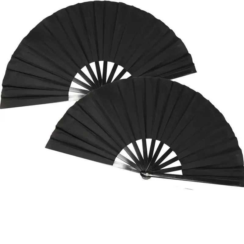 Großer Kung-Fu-Sound-Fan aus Kunststoff mit Knochenstruktur für Kampfkunst-Aufführungen, eleganter, faltbarer Bühnenfan, Opern- und Zauberrequisiten, Sommer-Kühlventilator – Detail 7