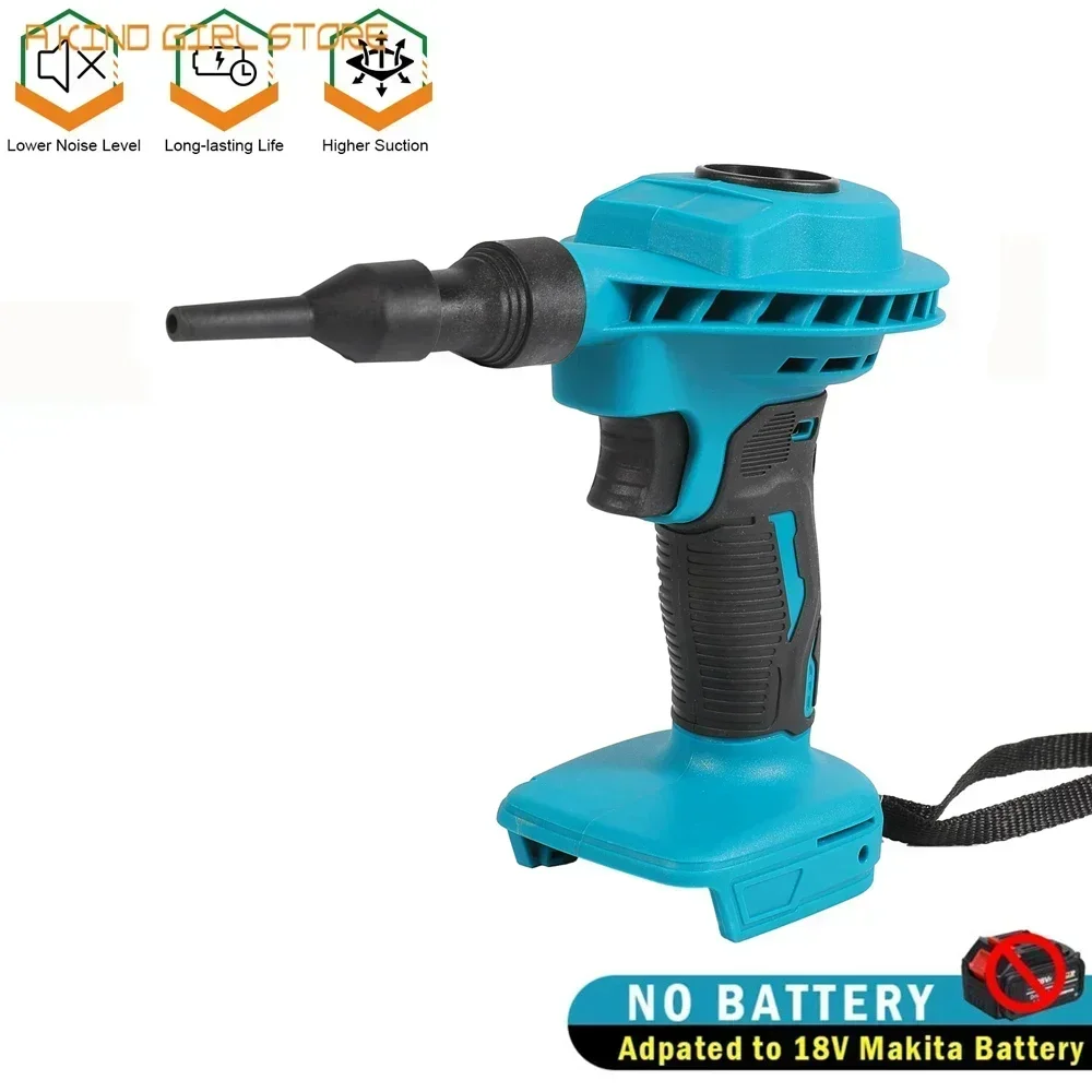 Cordless Air Duster Blower Electric Compressed Canned Air Spray Computer Keyboard Cleaning Power Tools For Makita 18V Battery