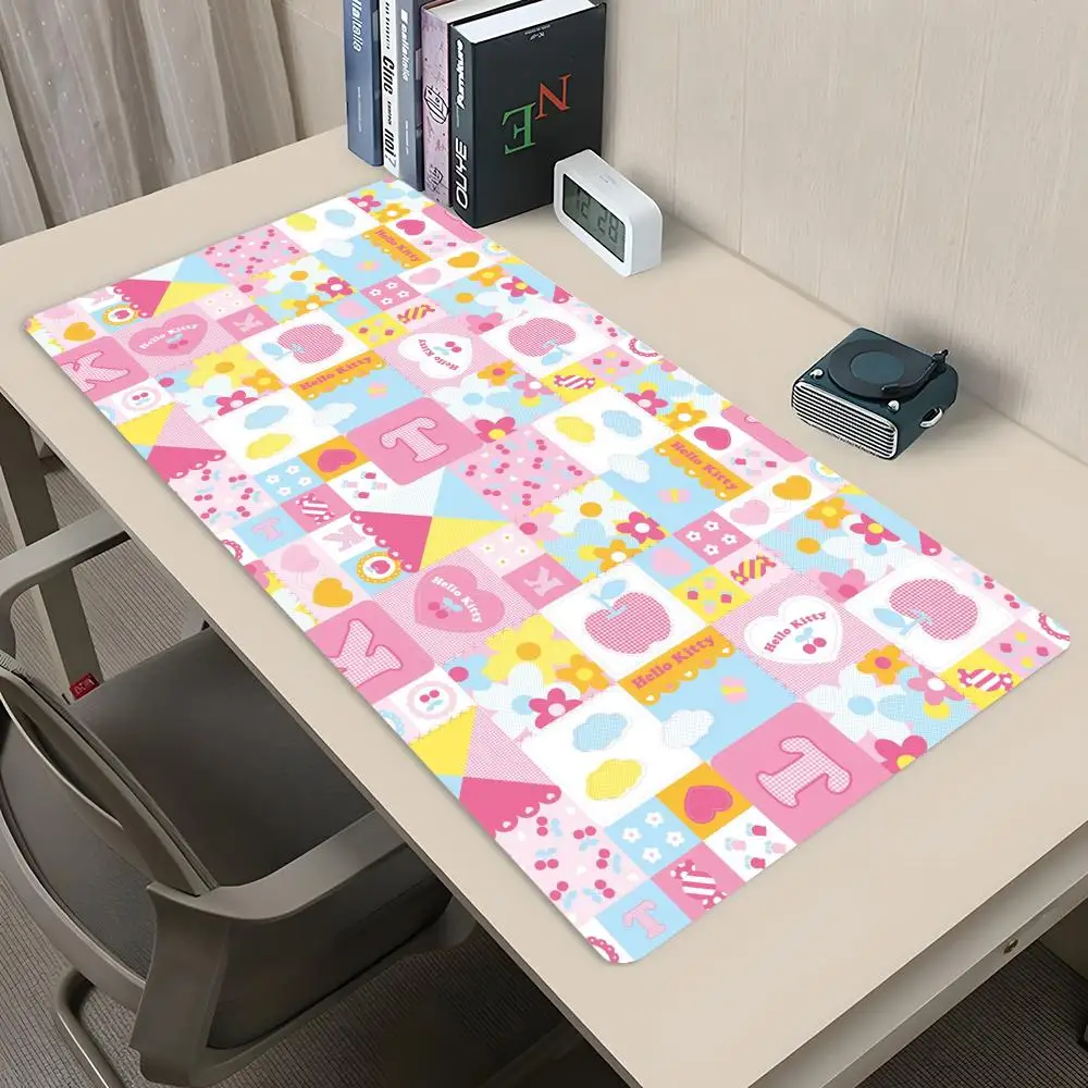 anime cartoon H-hello K-kitty cute cat Mouse Pad Gaming Abstract Large game 800x400mm MouseMat Gamer XXL Mause Carpet PC Desk