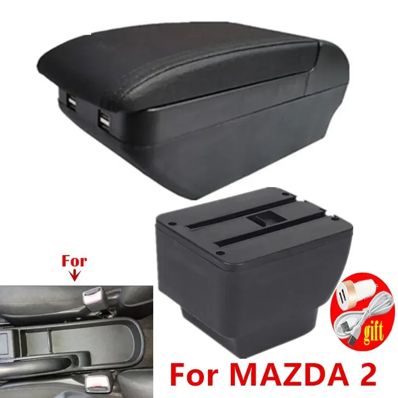 

Car central armrest box For MAZDA 2 Armrest box For MAZDA 2 Demio Car Armrest box Storage box Interior Dedicated Retrofit parts