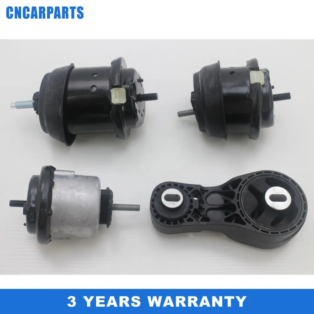 4PC Motor Trans Mount Fit For 2009-2017 Buick Enclave/ Chevy Traverse 3.6L