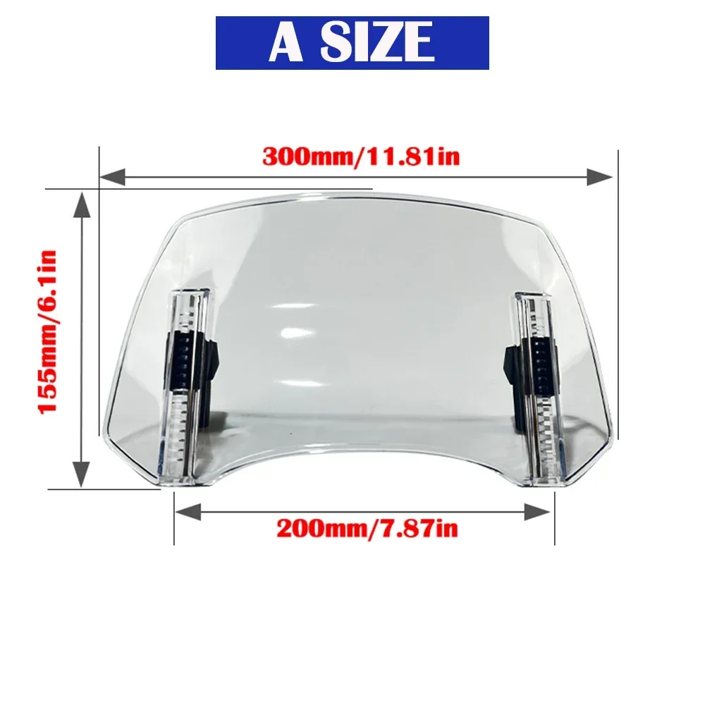 For Benelli TRK502X TRK251X TRK702X TRK 251 702 800 502 X Universal Motorcycle Sport Windshield Viser Visor Deflector WindScreen