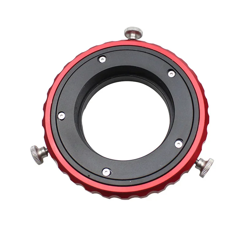 

High-Precision CAA 360° M42/M48/M54 3 in1 Camera Regulator Angle Adjuster for Microscopes Telescopes Photography Aluminum Alloy