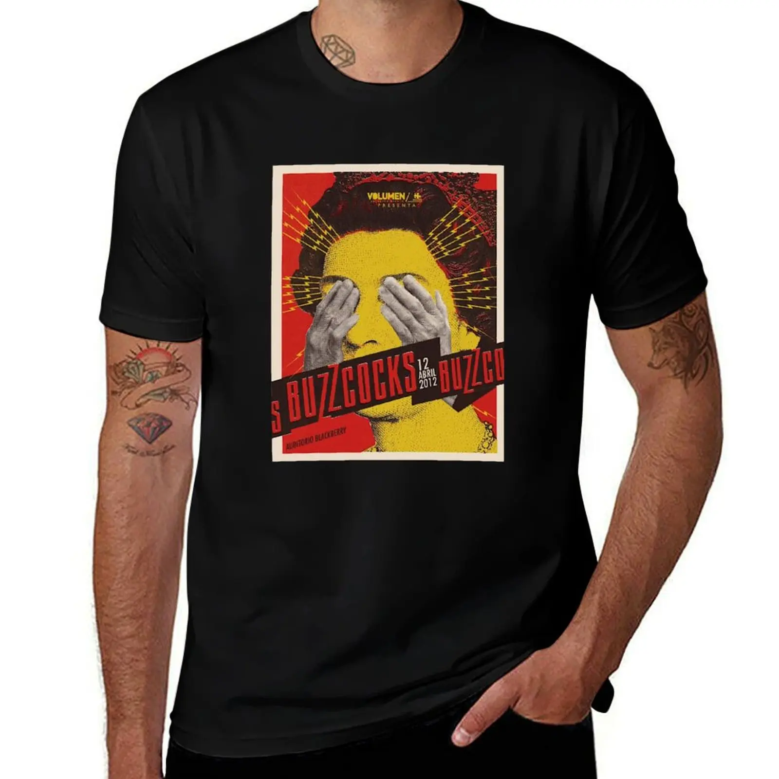 

buZZcocks Tribute T-Shirt cotton t shirts high quality mens graphic t shirts T-Shirt