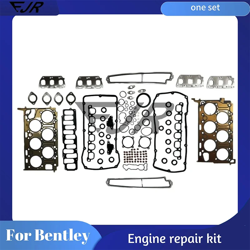 

High Quality Engine Repair Kit Engine Overhaul Kit Cylinder Gasket Seals Suitable for Bentley ContinentalGT 6.0T for Audi A8 W12