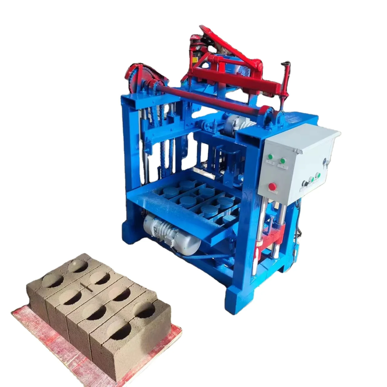 Машина для производства бетонных блоков Оборудование для производства кирпича из глины с камнем