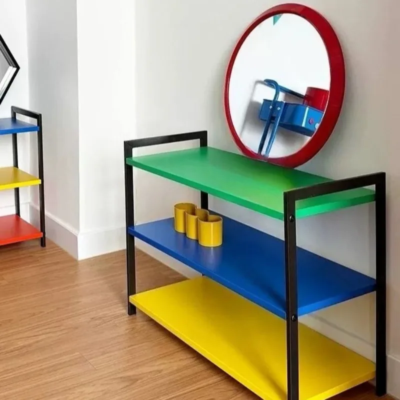 Multifunctional Shoe Rack Creative Vertical Space Saving Shoe Racks Colorful Large Capacity Shoes Organizer Shelf Home Furniture