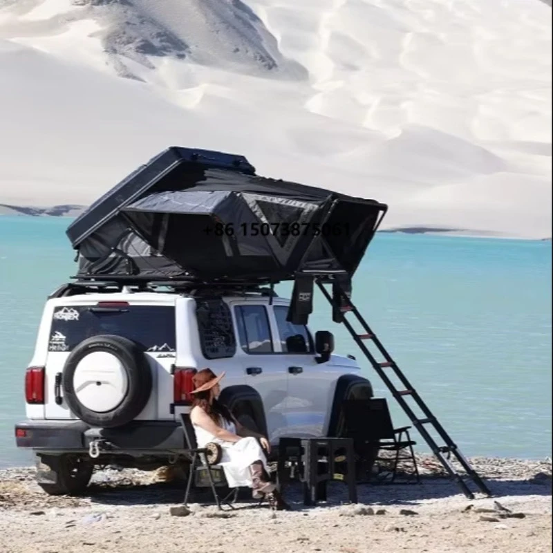 

ADA Overland Waterproof Windproof Durable ABS Hard Shell Side Open Offroad Camping Tent Waterproof Roof Tent