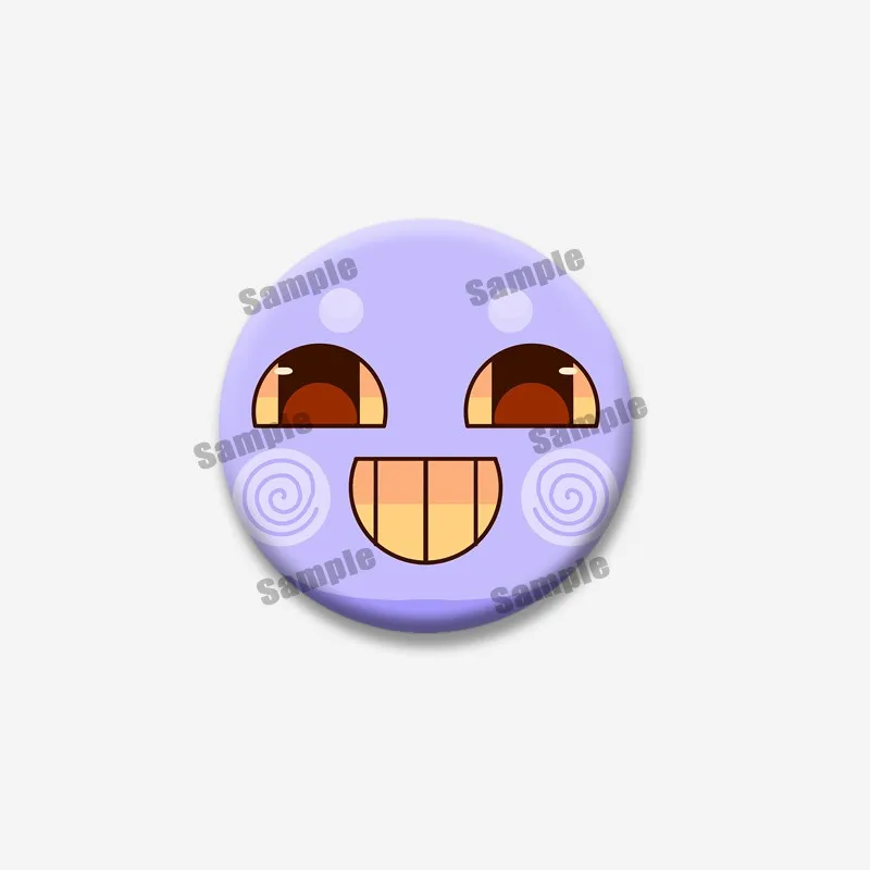 Kreative, lustige Anime J-Jax Gangle R-Ragatha Anstecknadel für Rucksack, Hut, Accessoires, Cartoon-Gesichts-Pins, runde Brosche, Schmuckgeschenke – Detail 3