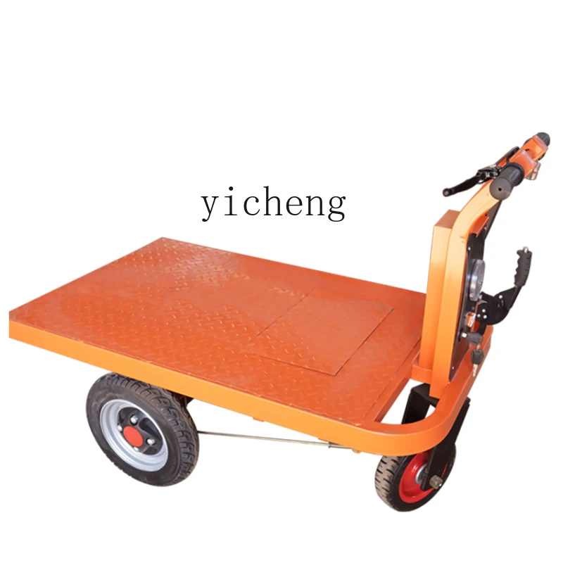 Zc Engineering Electric Hand Truck Construction Site Brick Pulling Feeding Truck Factory Elevator Small Cargo Pulling Truck