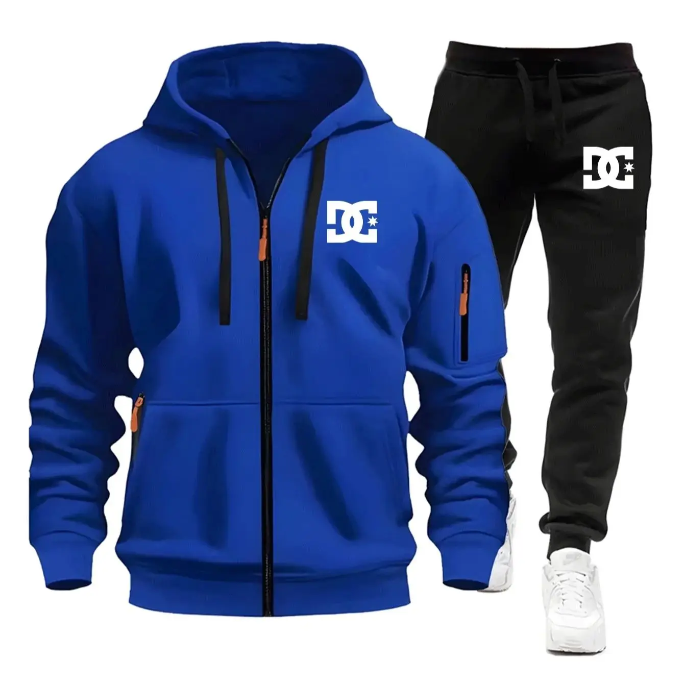 2026 Autumn Winter Men's Clothing Casual Sweatshirt Suit Sweatshirts for Men Daily Tricolor Hoodies Hot Sports Tracksuit Jogging