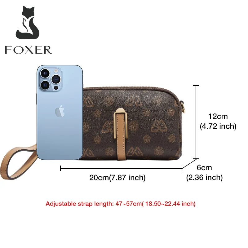 Imagem -04 - Foxer-bolsa de Embreagem Material Pvc para Mulheres Bolsas de Ombro Crossbody Lady Fashion Bolsa Mensageiro Novo Design Bolsa Telefone de Alta Qualidade