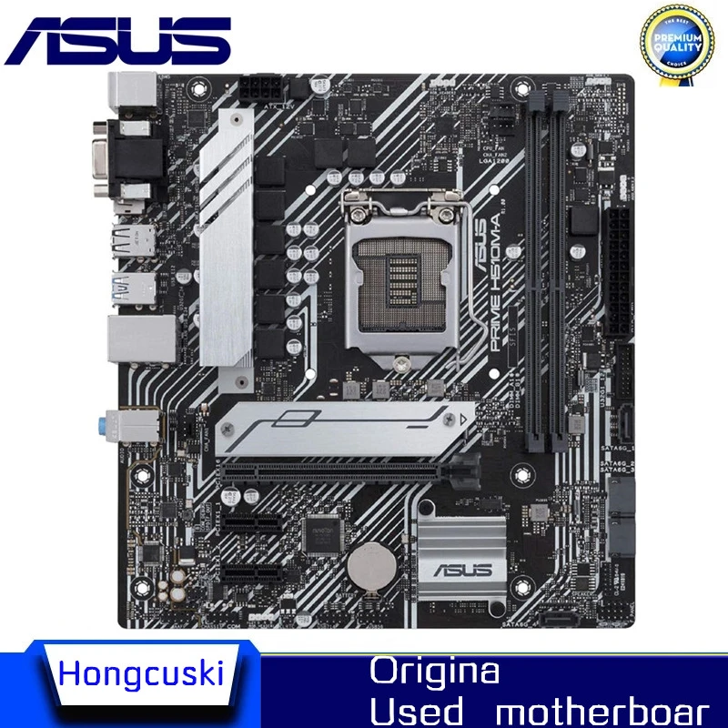 

For ASUS PRIME H510M-A Original Desktop Intel Used H510 H510M DDR4 Motherboard LGA 1200 i7/i5/i3 USB3.0 M.2 SATA3