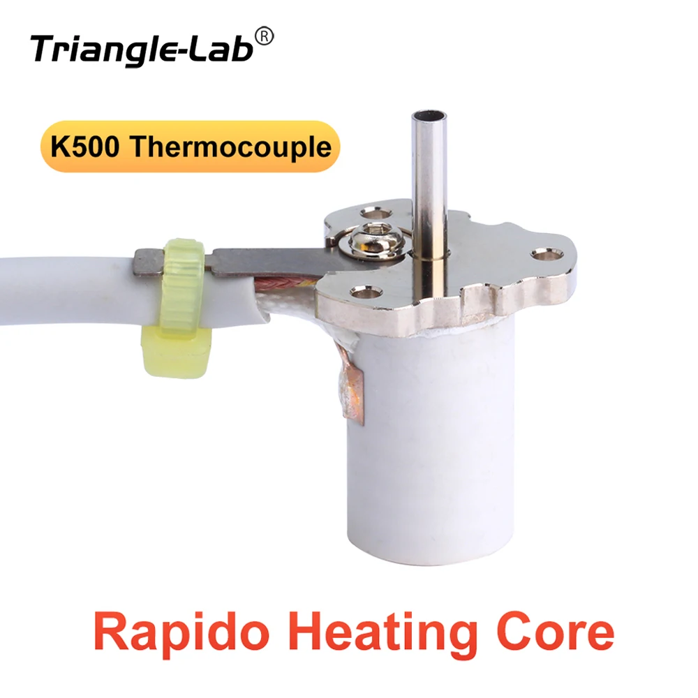 C trianglelab K500 Termoelem rapido Befűtés Csutka Beágyazott K500 Termoelem  Csereszabatos rapido hotend 3D Nyomdász