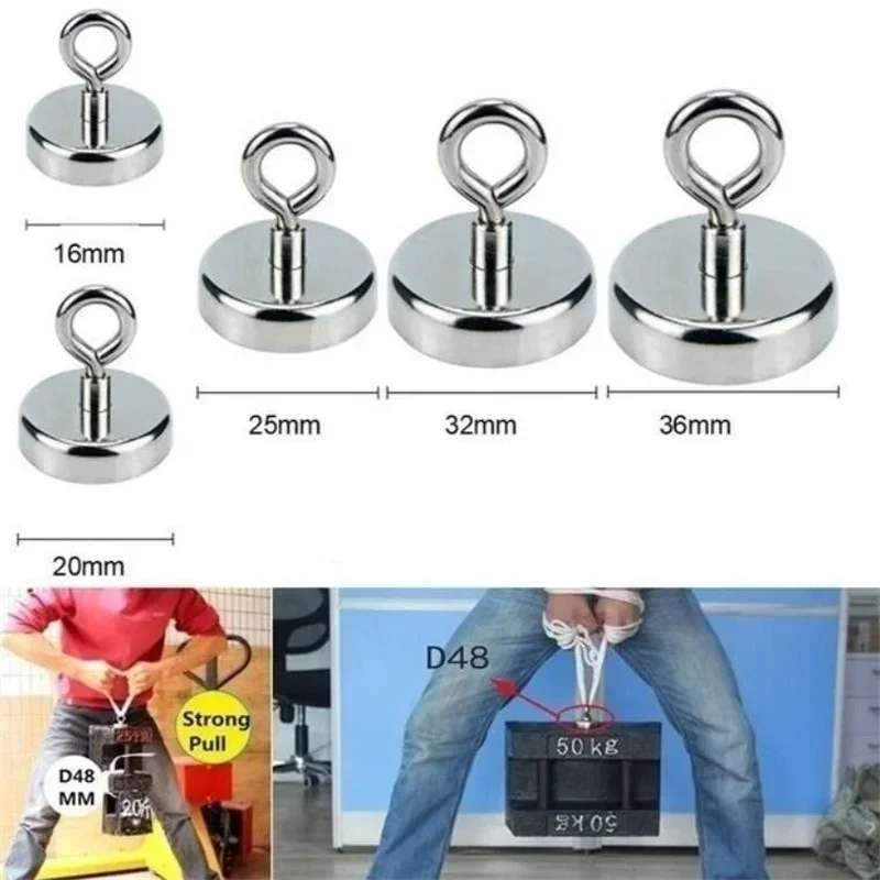 Hardware Fixing Magnet Round Neodymium Strong Magnet With Countersunk Hole 16mm 20mm 25mm 32mm 36mm For DIY Accessories
