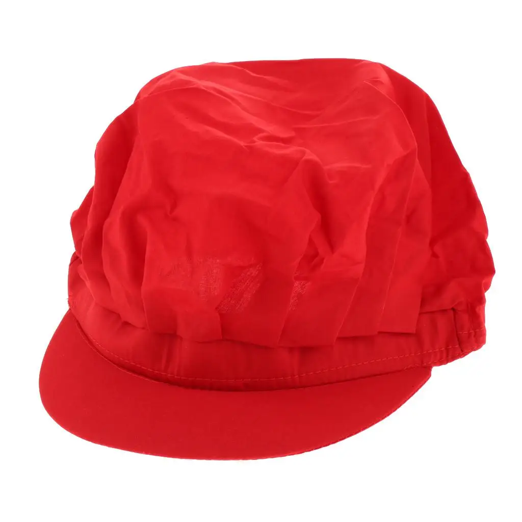 Chapeau de chef unisexe pour restaurants, pubs, cafés, entreprises, cuisines, hôtels, etc. , Rouge A