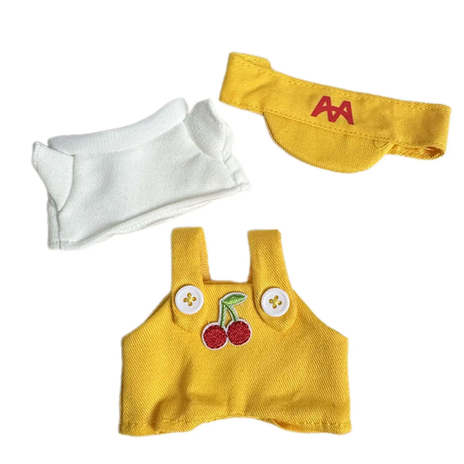 

Набор одежды для мини-кукол из мягкой ткани, костюм для переодевания кукол 4-6 дюймов, аксессуары, подарки для детей