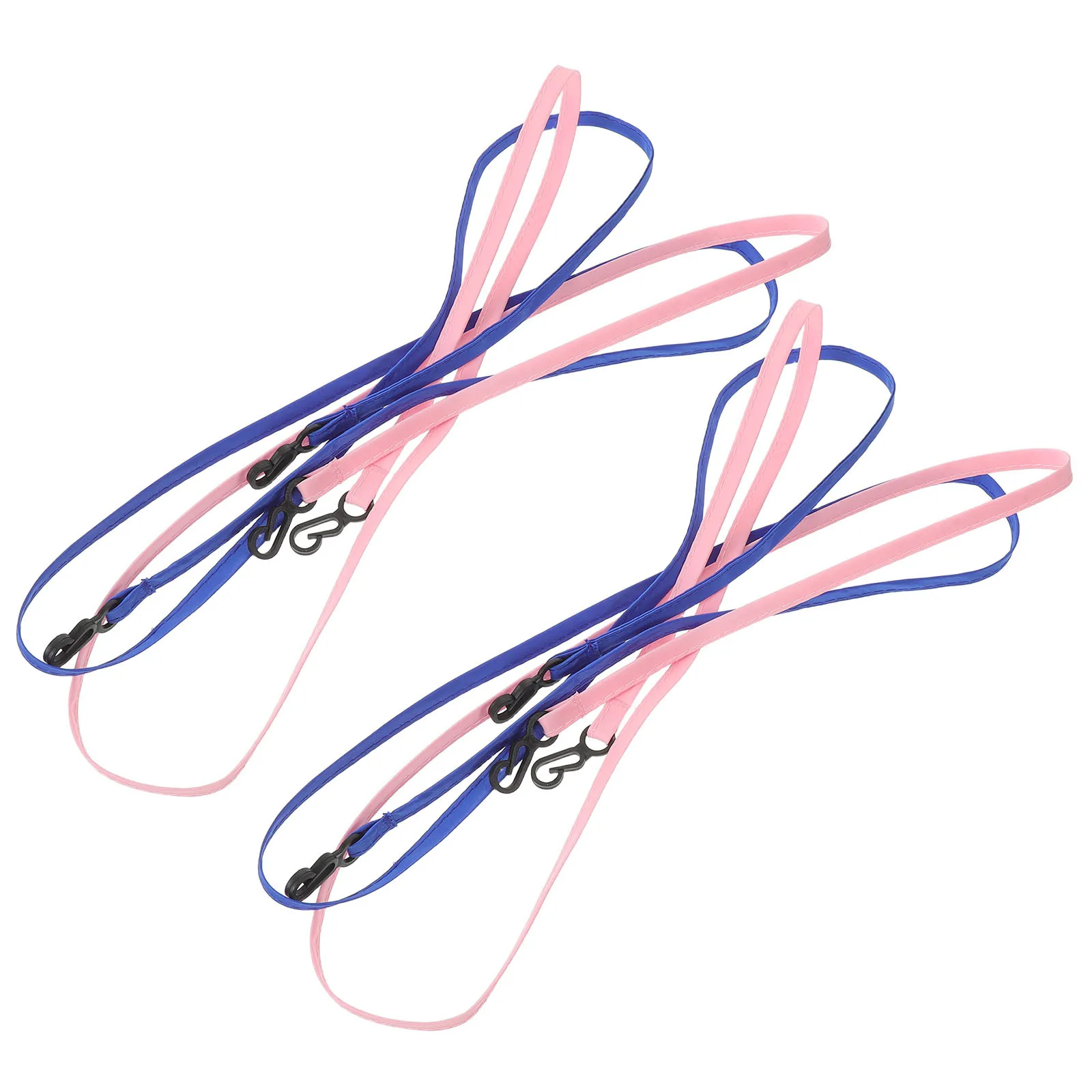 

4Pcs Gloves Strap Clip Anti-Lost Rope Winter Mitten Holder String Ski Neck Lanyard Pink Blue Glove Clips for