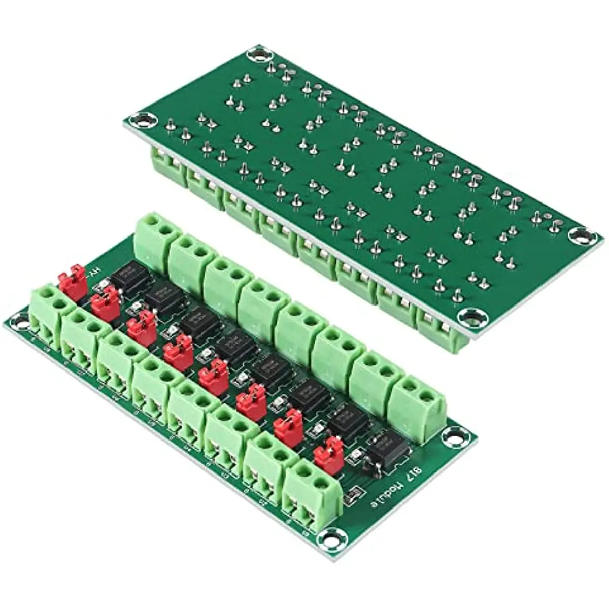8CH Optocoupler PC817 8 Channel Isolation Board Voltage Converter Adapter Module 3.6-30V Driver Photoelectric Isolated Module