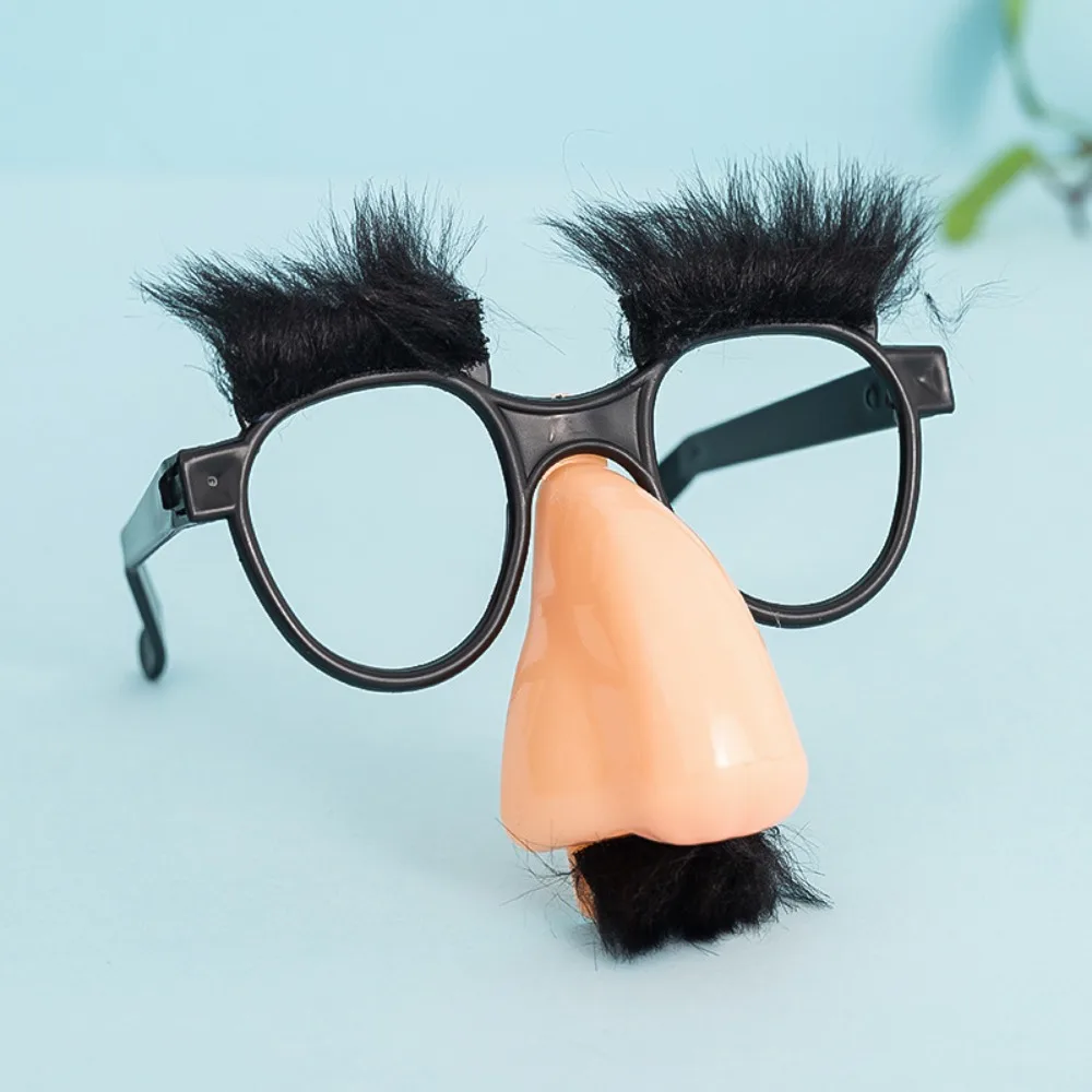 Nose Hair Eyebrows Moustache Adult Big Nose Plastic Disguise Spectacles Party Fancy Mask Costume Props Festival Supplies