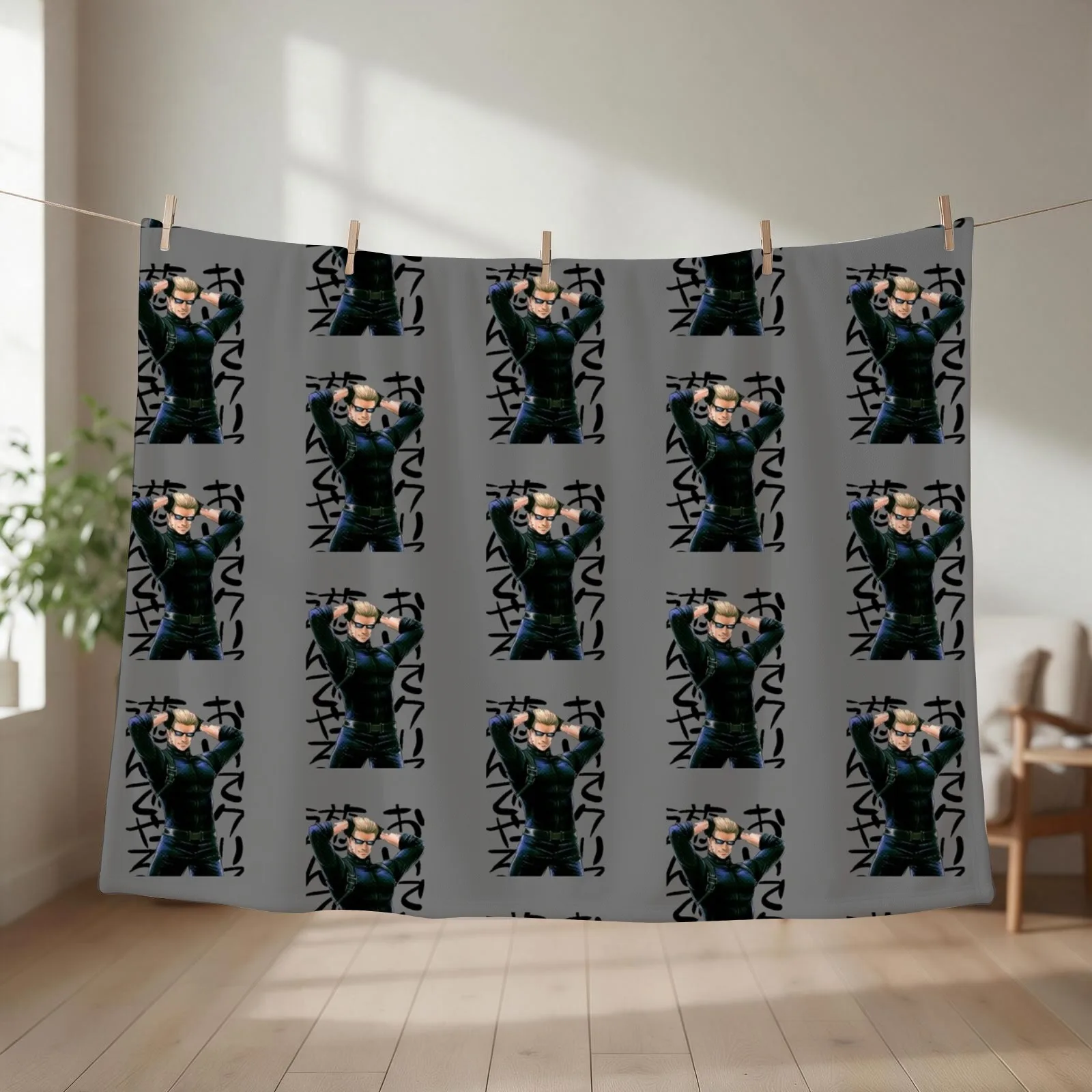 New albert wesker Throw Blanket Furrys Summer Tourist Soft Plaid Blankets